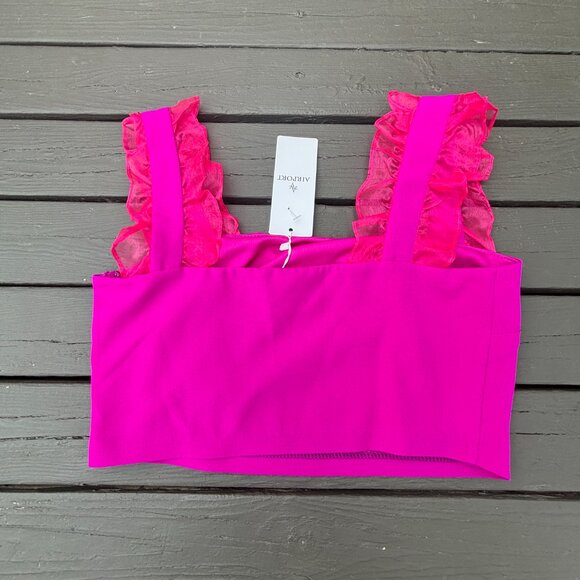 Fuschia Pink Crop Top - NWT - Picture 5 of 5